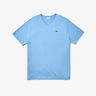 Heren T-shirt met V-hals en Pima-katoen in grote maten