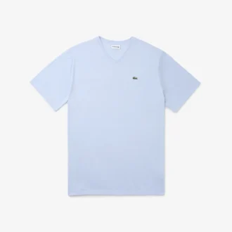 Heren T-shirt met V-hals en Pima-katoen in grote maten