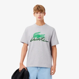 Heren T-shirt van bedrukt katoen