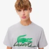 Heren T-shirt van bedrukt katoen