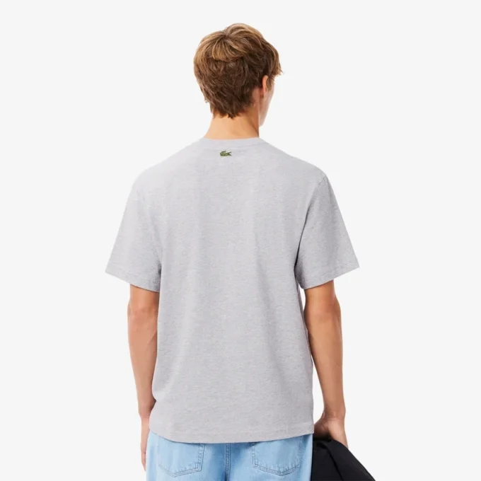 Heren T-shirt van bedrukt katoen