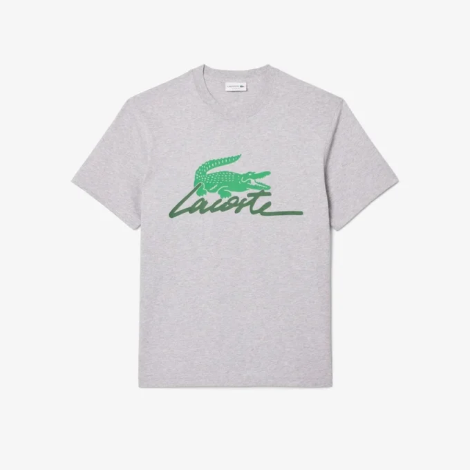Heren T-shirt van bedrukt katoen