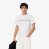 Heren T-shirt van katoen met logo-afwerking