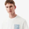 Heren T-shirt van katoenjersey met print
