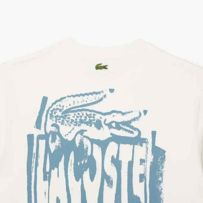 Heren T-shirt van katoenjersey met print