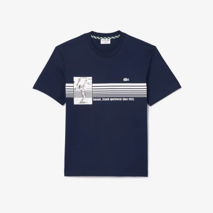 Heren T-shirt van zwaar katoen, gemaakt in Frankrijk