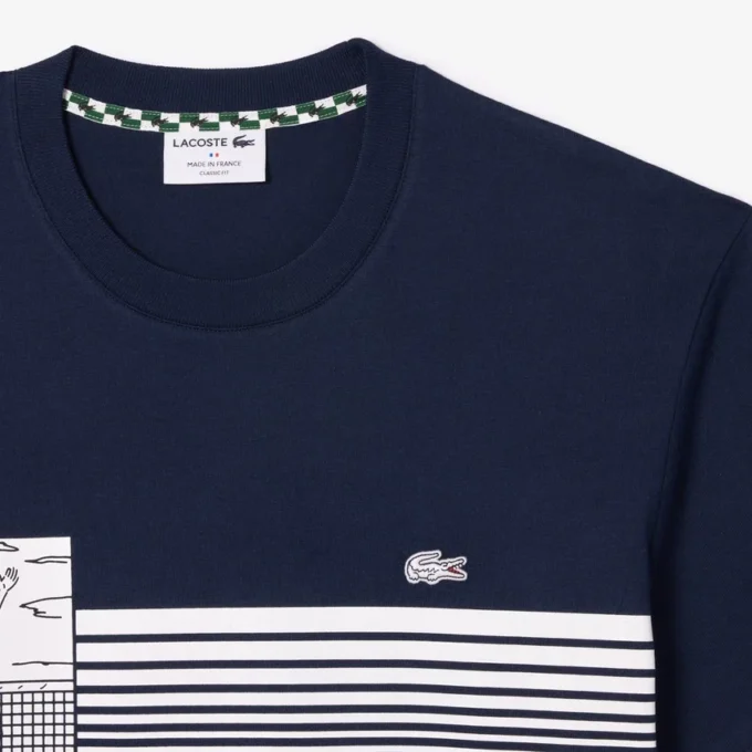 Heren T-shirt van zwaar katoen, gemaakt in Frankrijk