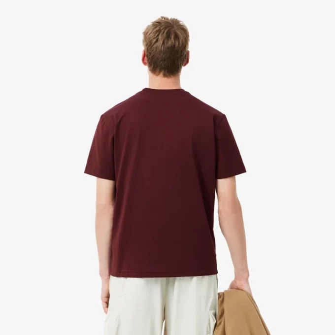 Heren T-shirt van zwaar katoen met logo