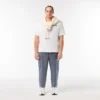 Heren T-shirt van zwaar katoen met print op de rug
