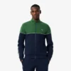 Heren tennis-Sweatshirt met rits en kleurblokken