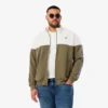 Heren tennis-Sweatshirt met rits en kleurblokken