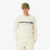 Heren-tennissweatshirt met merkstrepen