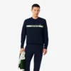 Heren-tennissweatshirt met merkstrepen
