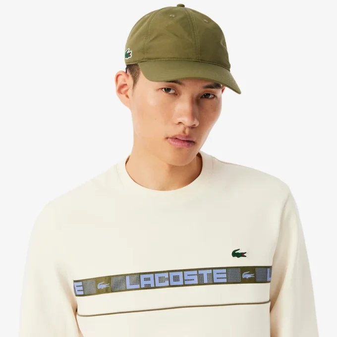Heren-tennissweatshirt met merkstrepen