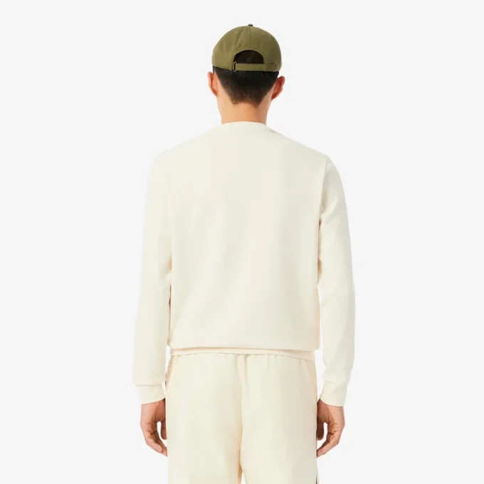 Heren-tennissweatshirt met merkstrepen
