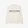 Heren-tennissweatshirt met merkstrepen