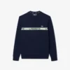 Heren-tennissweatshirt met merkstrepen