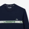 Heren-tennissweatshirt met merkstrepen
