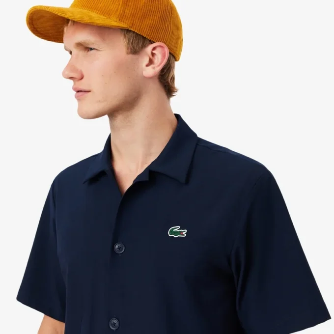 Heren Ultra Dry bedrukt stretch golfshirt