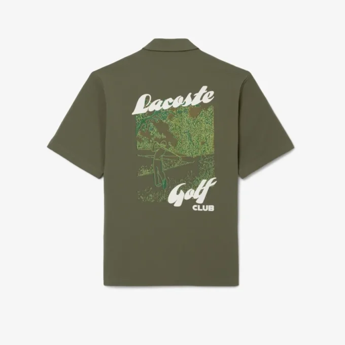 Heren Ultra Dry bedrukt stretch golfshirt