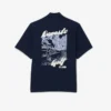Heren Ultra Dry bedrukt stretch golfshirt