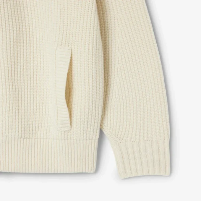 Heren wollen sweater met rits