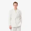 Herenblazer met dubbele rij knopen en geborduurd Heritage-embleem