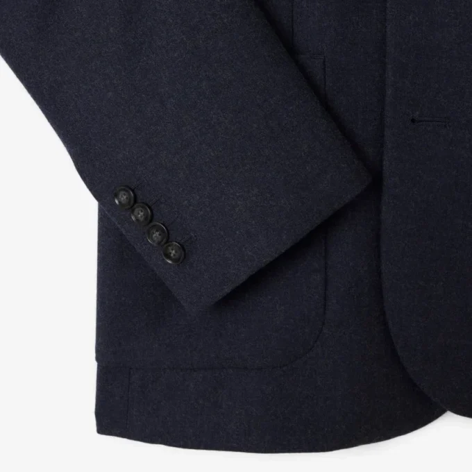 Herenblazer van gevilt wol