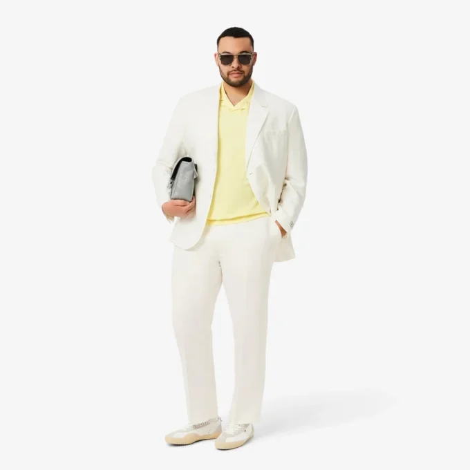 Herenblazer van linnenmix