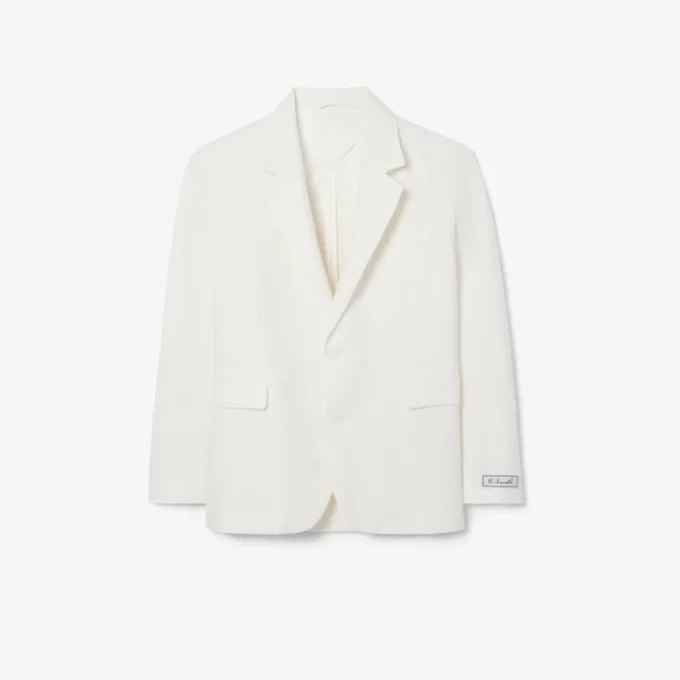 Herenblazer van linnenmix