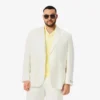 Herenblazer van linnenmix