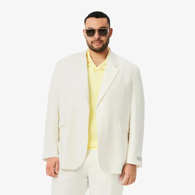 Herenblazer van linnenmix