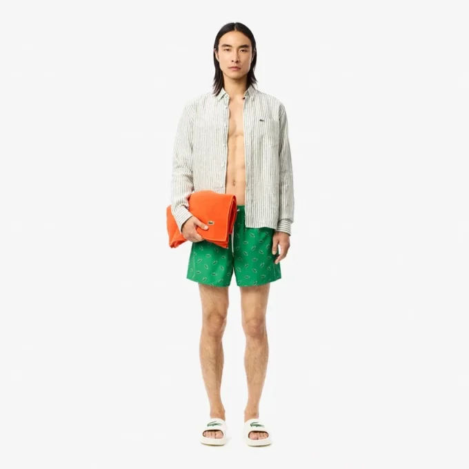 Herenboxershorts met krokodillenprint