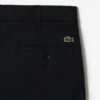 Herenbroek van katoenen twill met rechte pasvorm