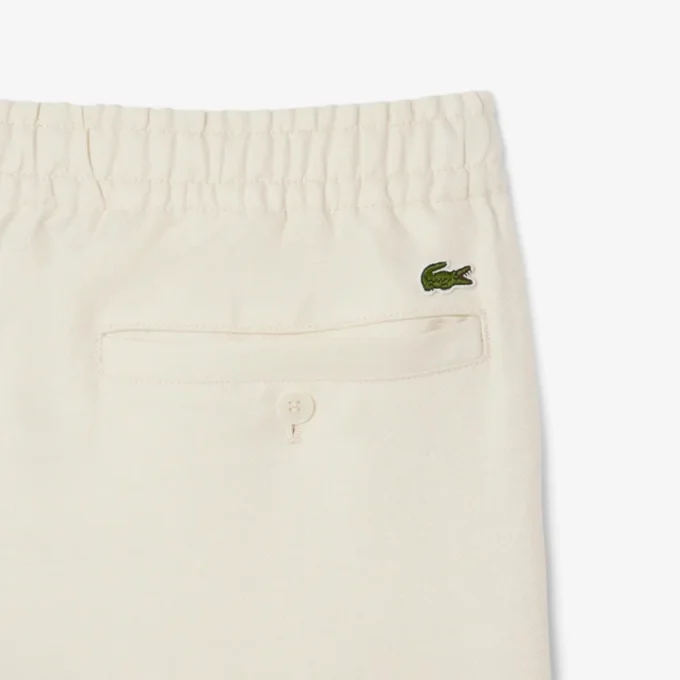 Herenbroek van linnen twill met normale pasvorm