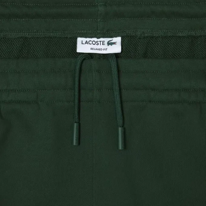 Herenfleece-short van ongeborsteld biologisch katoen