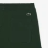 Herenfleece-short van ongeborsteld biologisch katoen