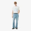 Herenjeans met 5 zakken en losse pasvorm