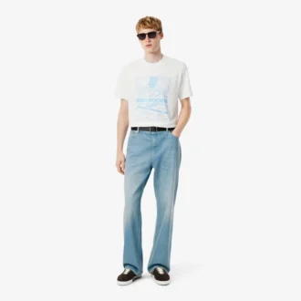 Herenjeans met 5 zakken en losse pasvorm