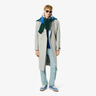 Herenjeans met rechte pasvorm en landschapsmotief