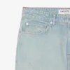 Herenjeans met rechte pasvorm en landschapsmotief