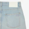 Herenjeans met rechte pasvorm en landschapsmotief