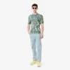 Herenjeans met rechte pasvorm en printmotief