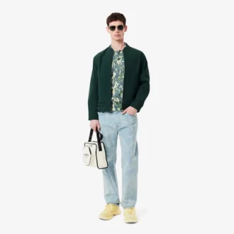 Herenjeans met rechte pasvorm en printmotief