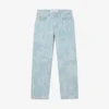 Herenjeans met rechte pasvorm en printmotief
