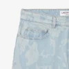 Herenjeans met rechte pasvorm en printmotief