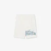 Herenkatoenen fleece-short met grafische print