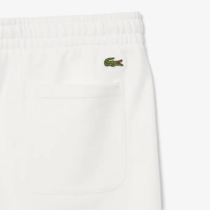 Herenkatoenen fleece-short met grafische print