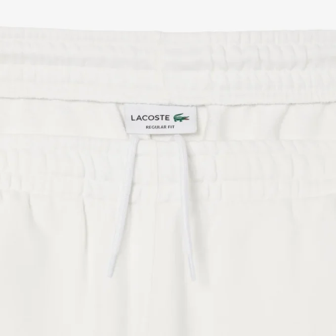 Herenkatoenen fleece-short met grafische print