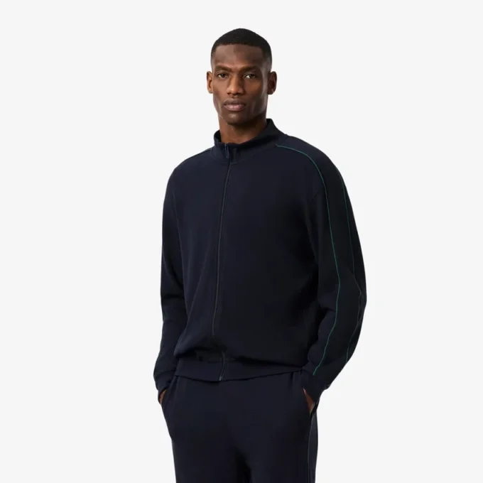 Herenloungesweatshirt met rits